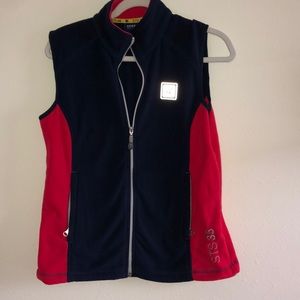 Fleece sperry vest